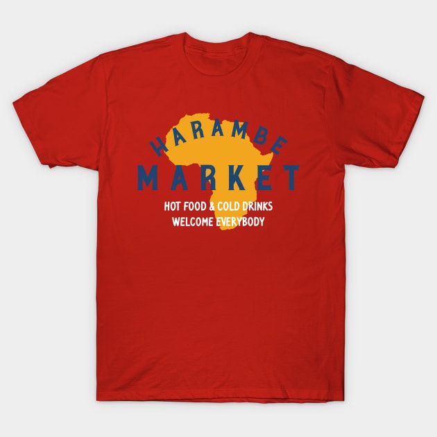 Harambe Market T-Shirt by stuffsarahmakes